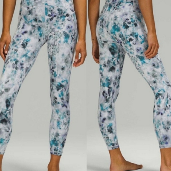 Lululemon Align HR Pant 28" 4 Kalaidofloral nwt - Picture 2 of 6
